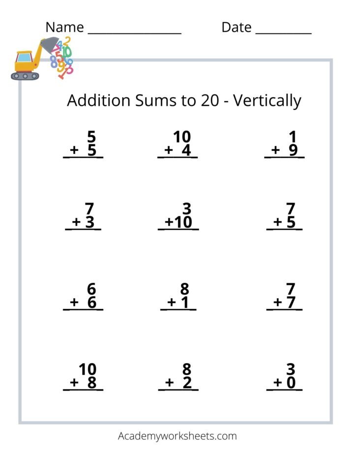 addition worksheets