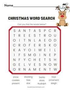 xmas puzzle phonics