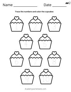 tracing numbers worksheets