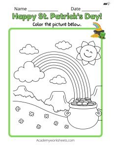 St. Patrick's Day coloring page